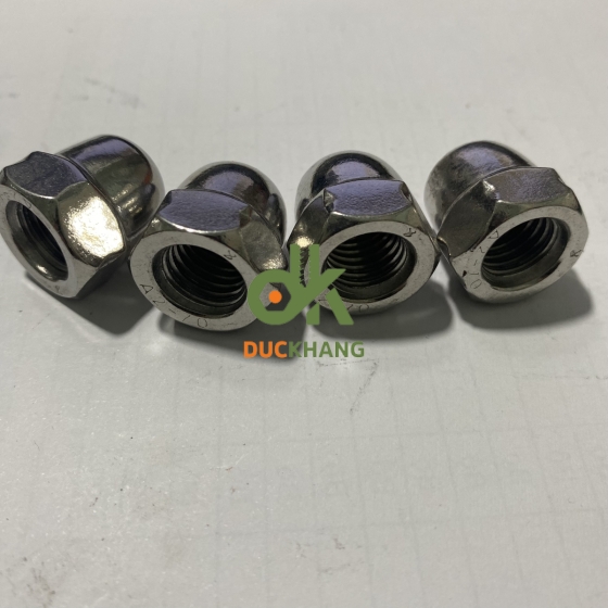 Tán bầu Inox - sắt xi trắng