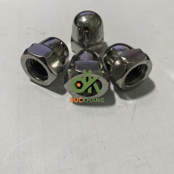 Tán bầu Inox - sắt xi trắng