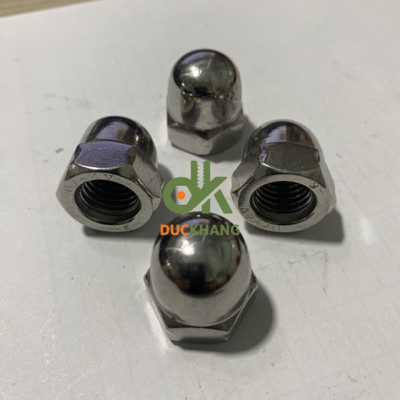 Tán bầu Inox - sắt xi trắng